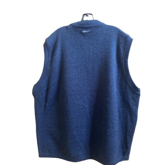 WS Gear XXXL Mens Sleeveless Vest Acrylic/Nylon Blend Black & Gray V-Neck - Picture 5 of 5